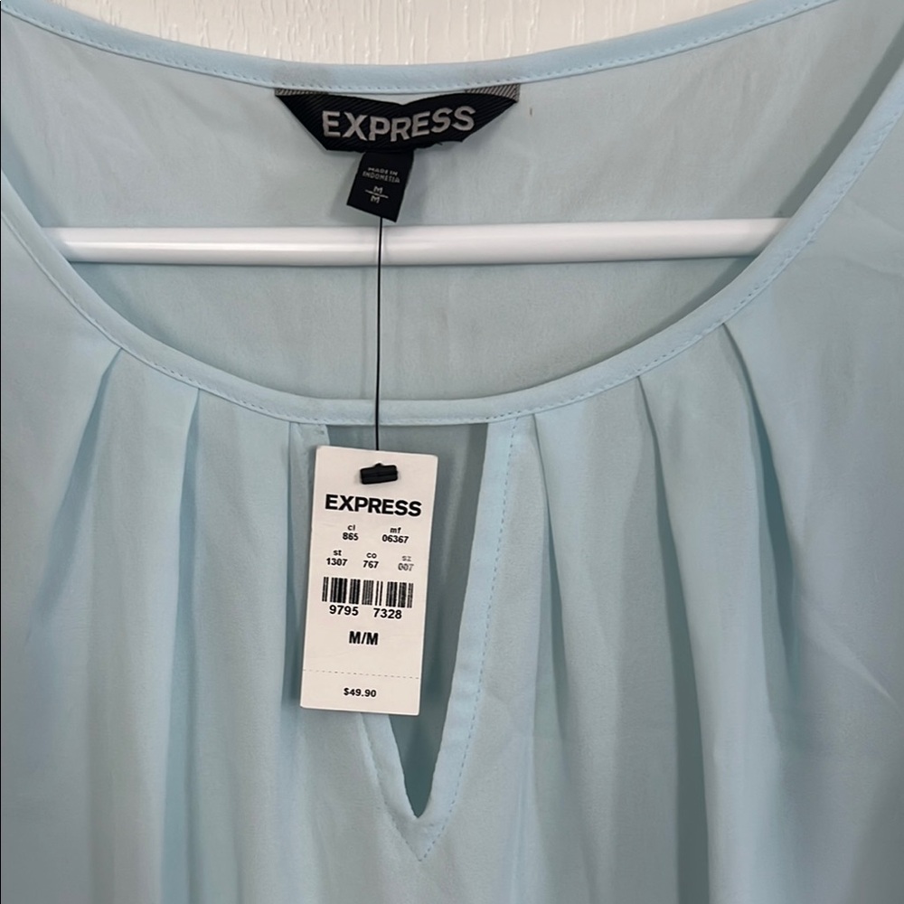Express Sky Blue Top